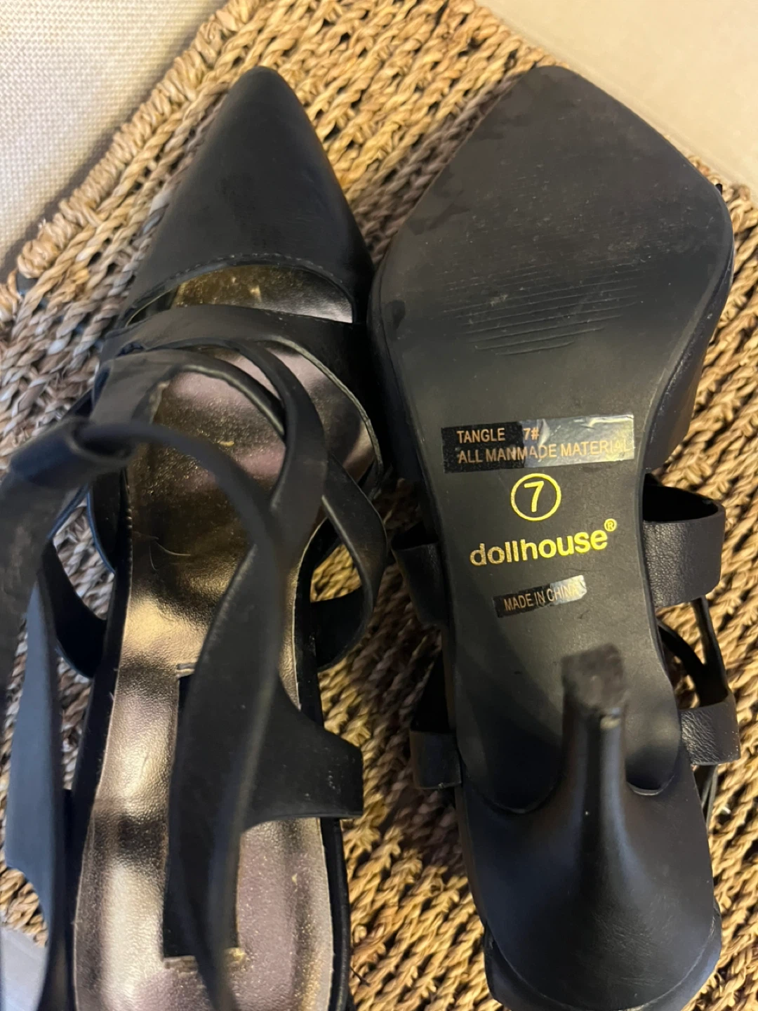Dollhouse Black Heels - Size 7 - photo 4