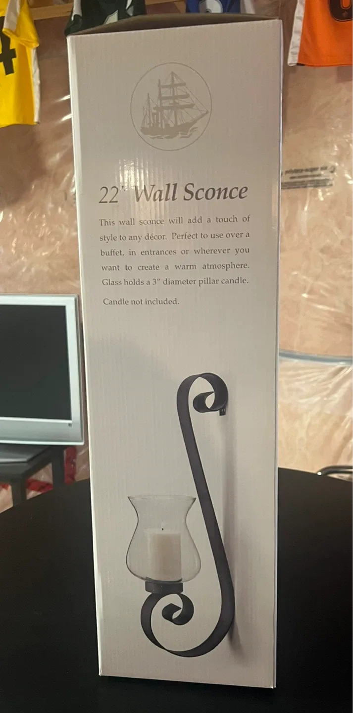 New in Box! Bowring 22" Wall Sconce image indicator(2)