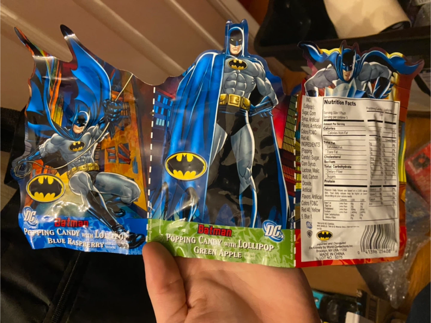 Old Batman Popping Candy with Lollipop - photo 2