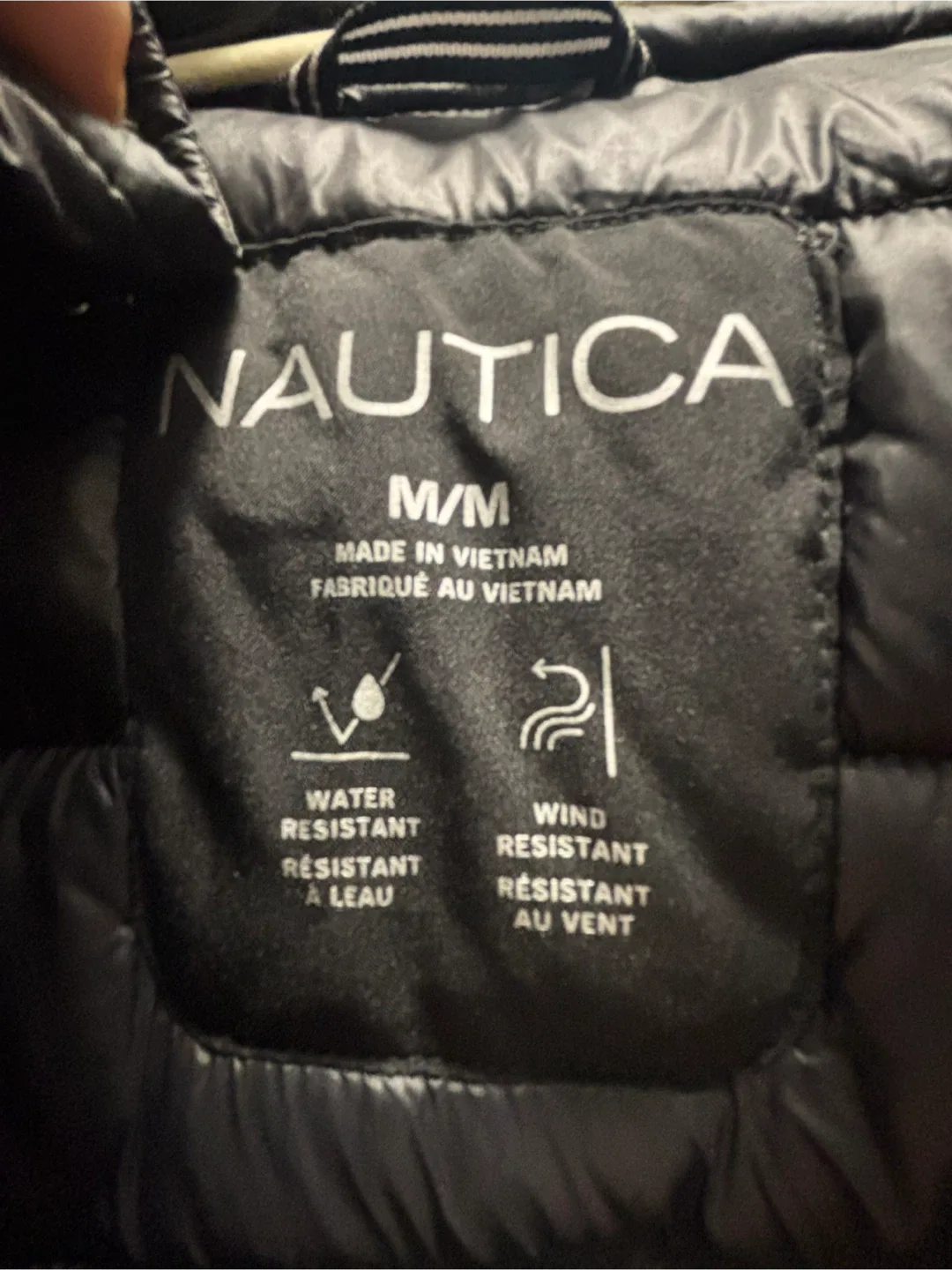 Nautica Black Puffer Jacket - Size M