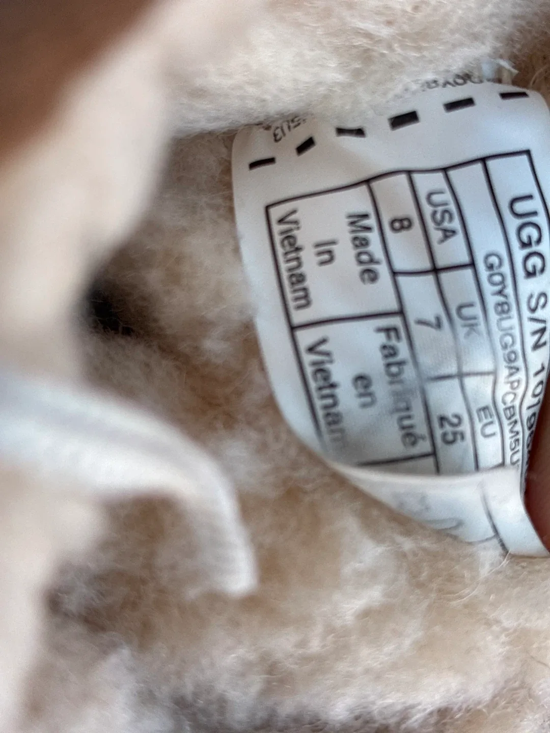 UGG Sheepskin Tan Classic  Boots Kids Toddler Sz 8 image indicator(3)