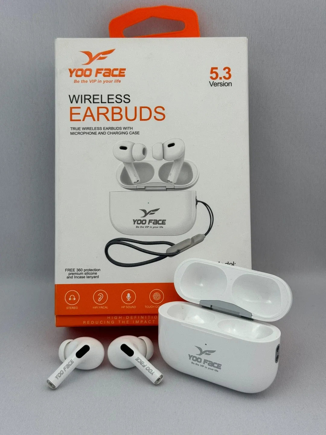 Yoo Face Wireless Earbuds - NEW