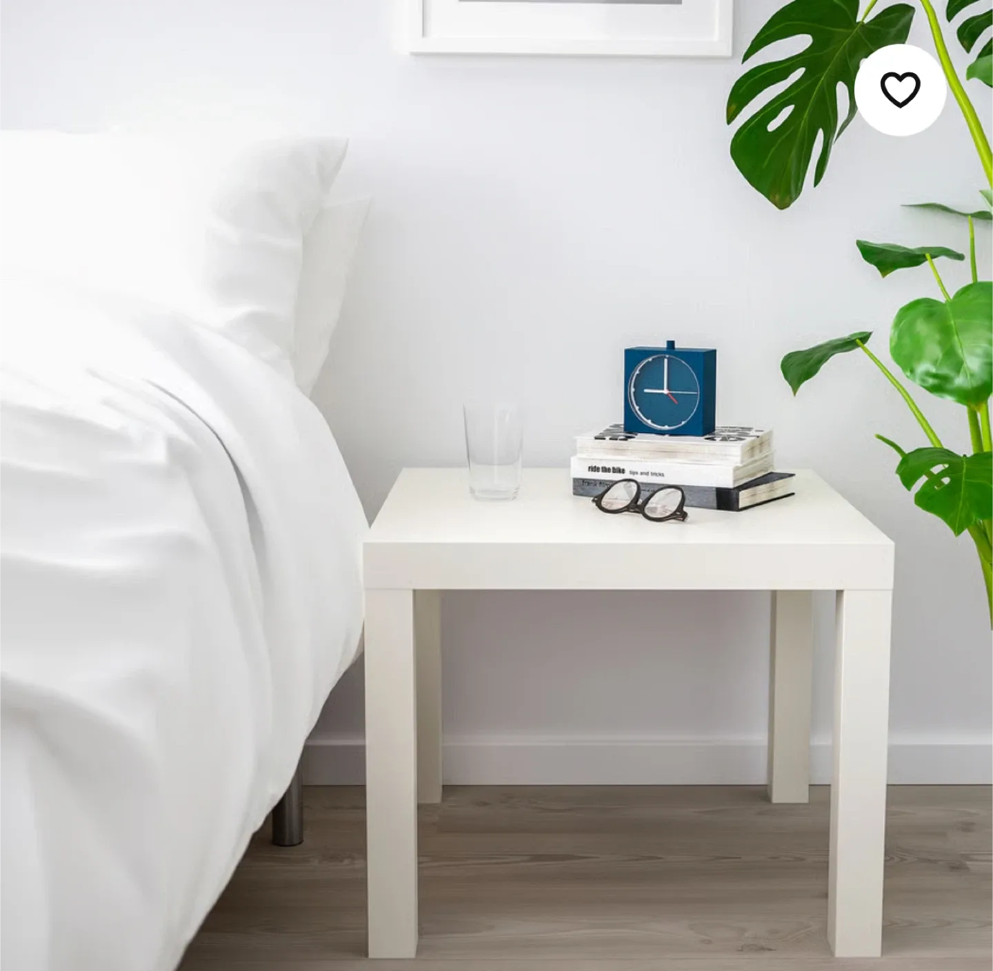 Ikea LACK White Side Table - 55x55 cm image indicator(2)