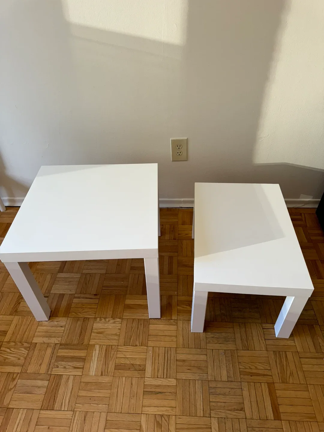 Ikea LACK White Side Table - 55x55 cm image indicator(3)