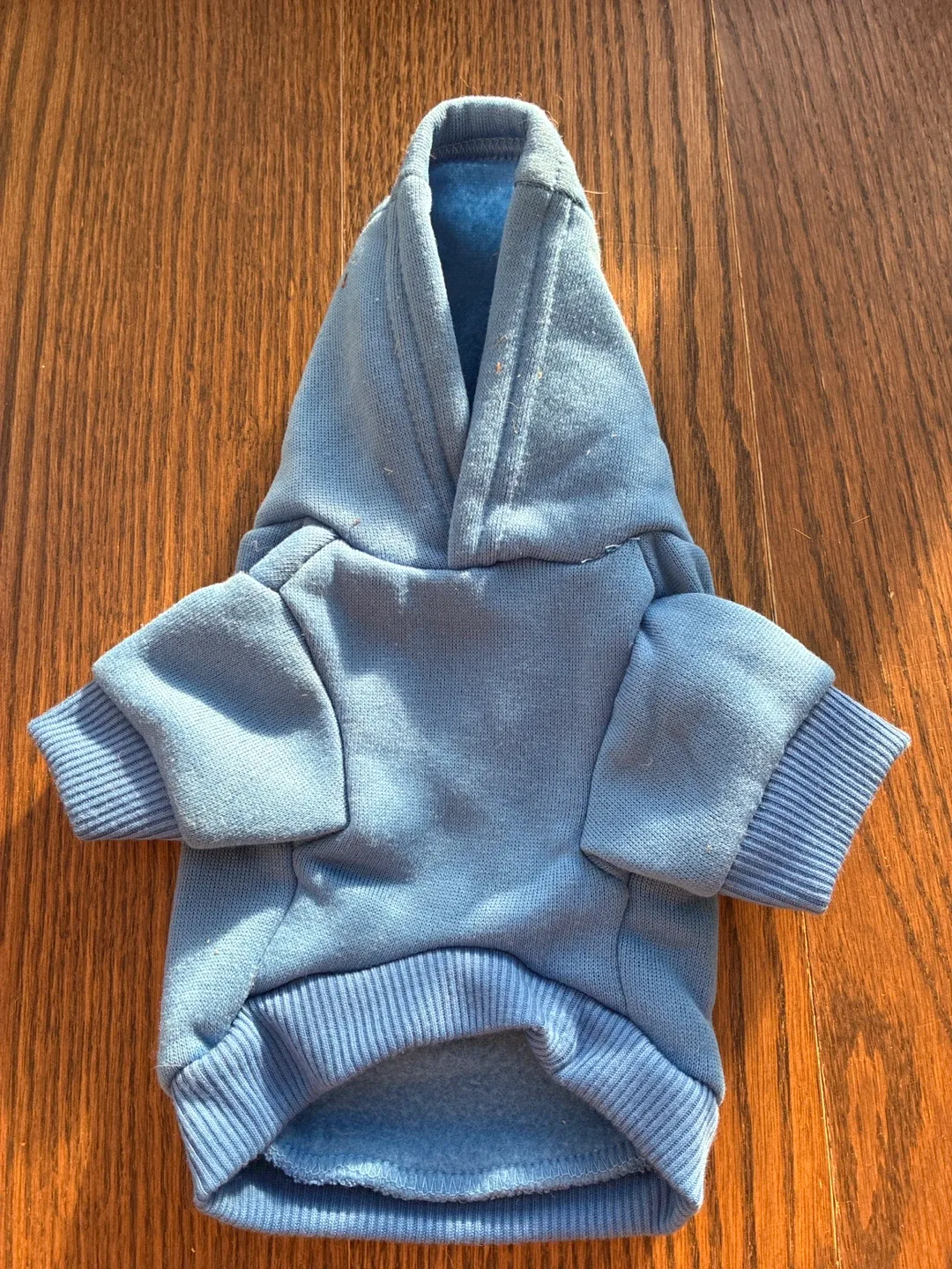 2 Small Pet Hoodies Blue & Pink, + Pet bowl image indicator(5)