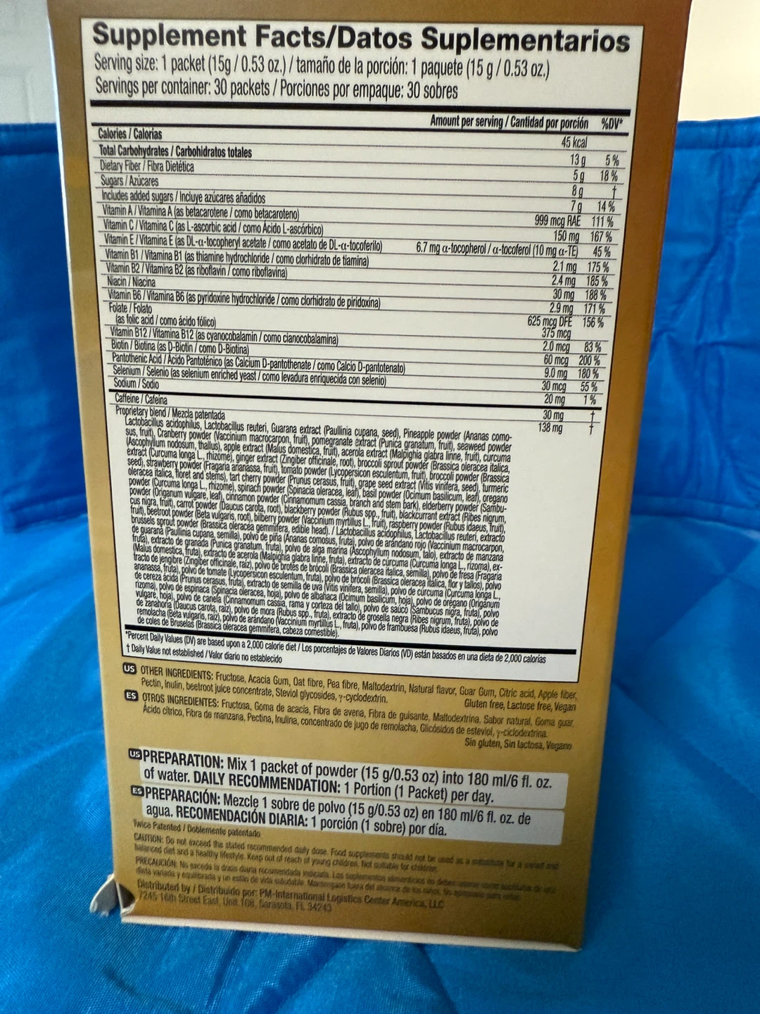FitLine PowerCocktail Dietary Supplement - 30 Packets - photo 3