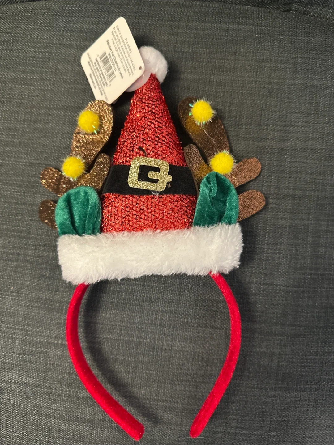 Holiday Reindeer Hat Headband - New image indicator(2)