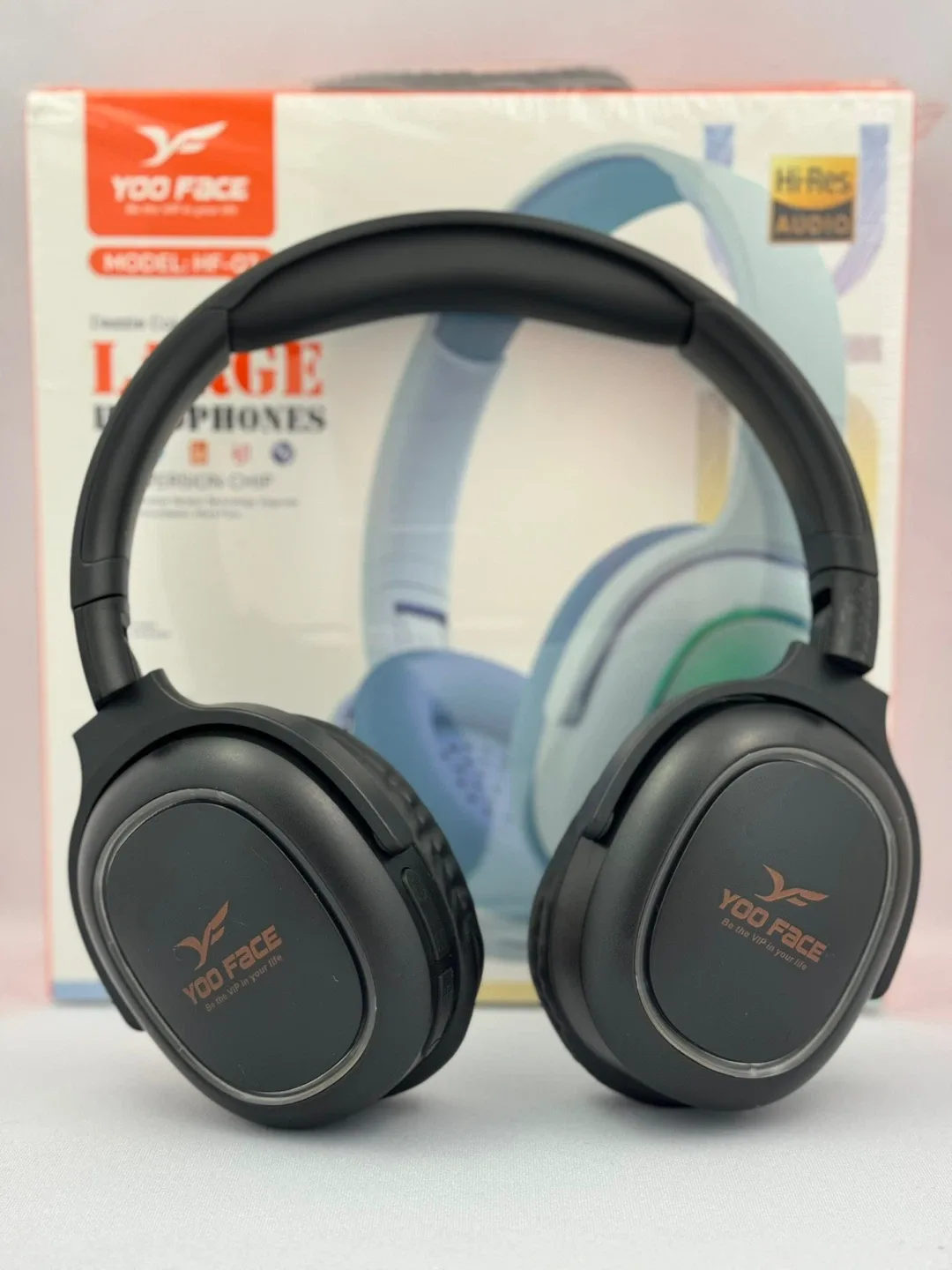 Yoo Face HF-Q7 Black Headphones - Like New!