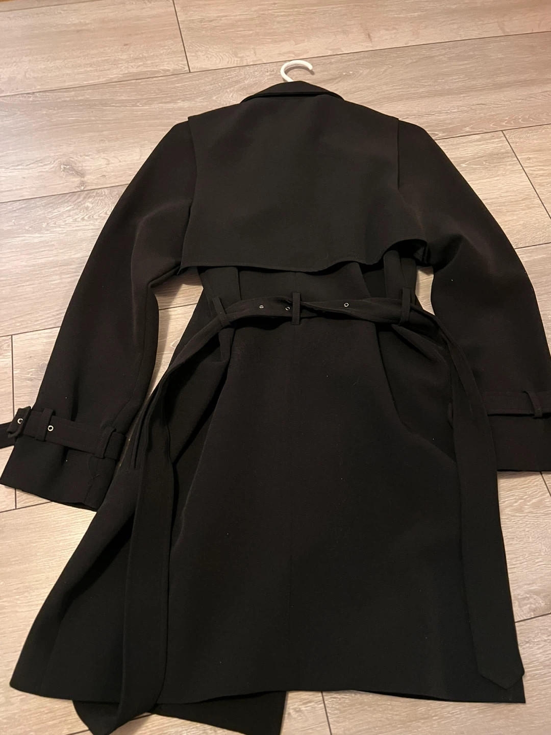 Forever 21 Black Trench Coat - Size S F21 - photo 2