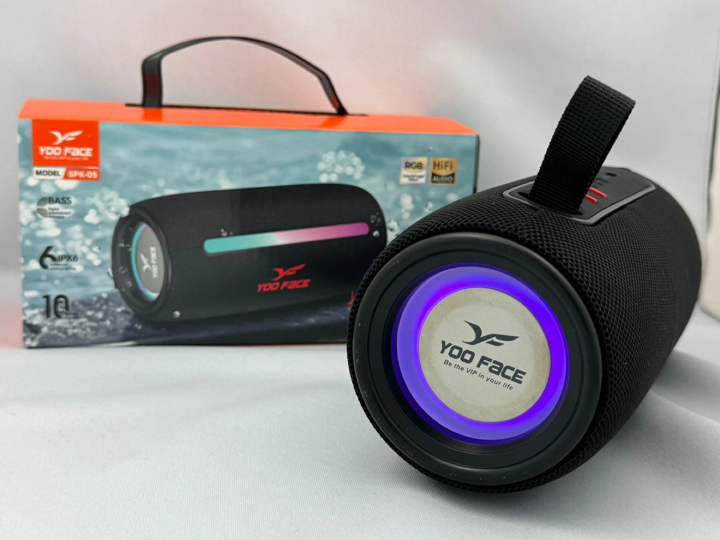 YOO FACE SPK-05 Portable Wireless Outdoor Speaker - Black