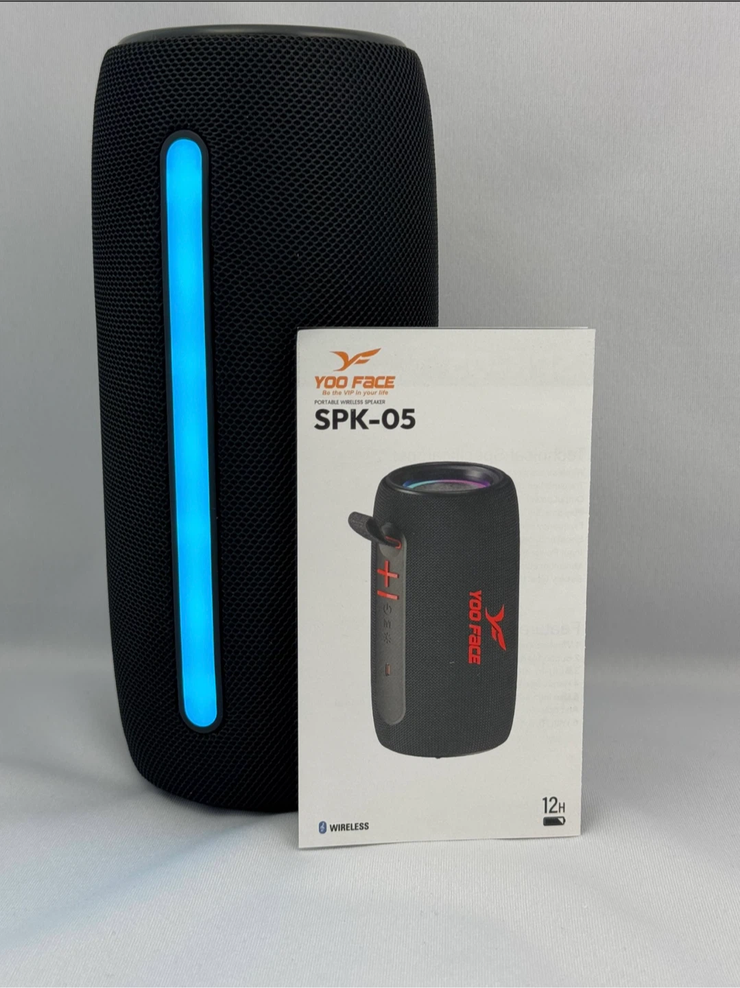 YOO FACE SPK-05 Portable Wireless Outdoor Speaker - Black - photo 3