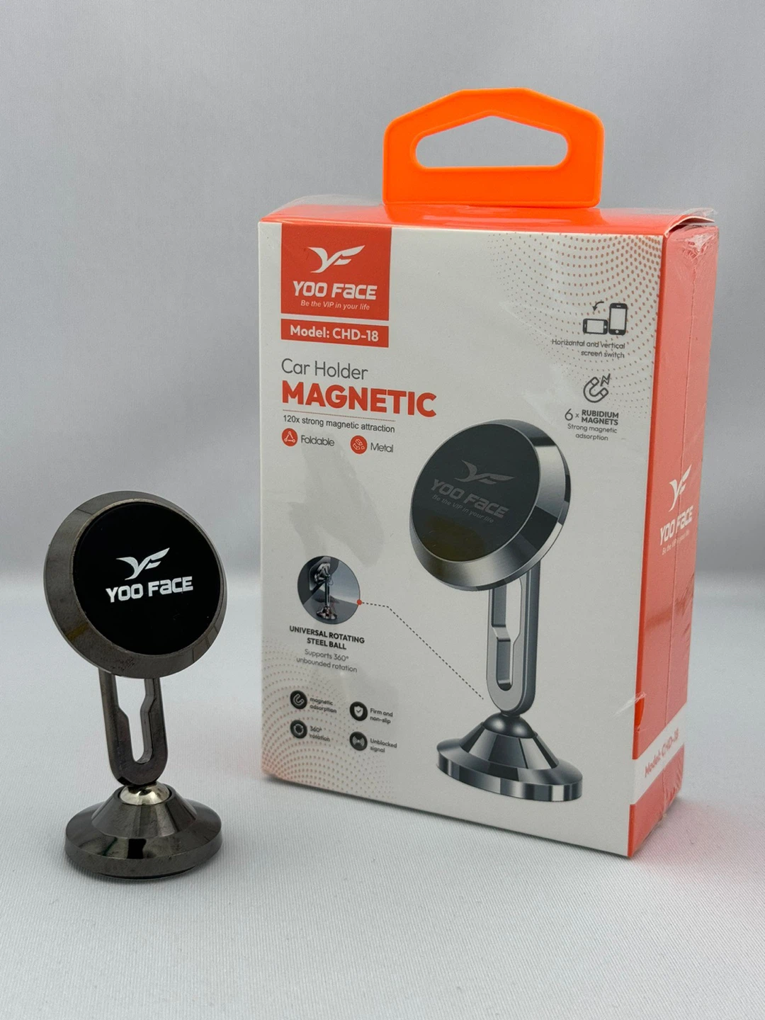 YOO FACE CHD-18 Magnetic Car Holder - New in Box!