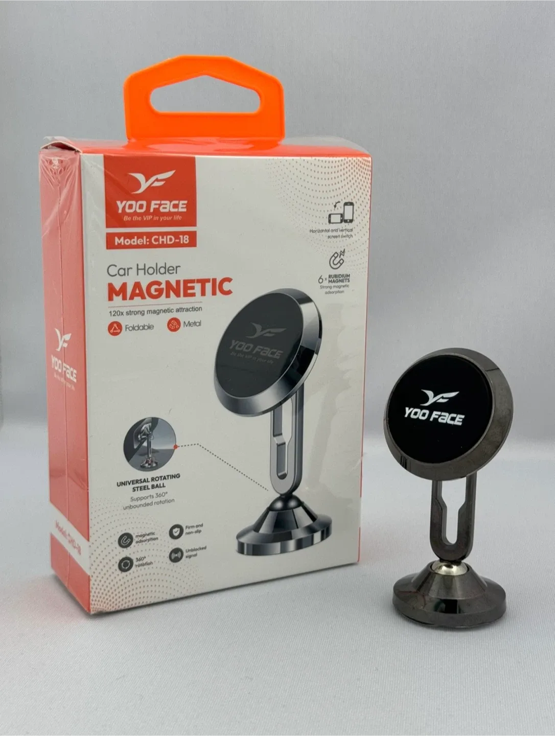 YOO FACE CHD-18 Magnetic Car Holder - New in Box! image indicator(3)