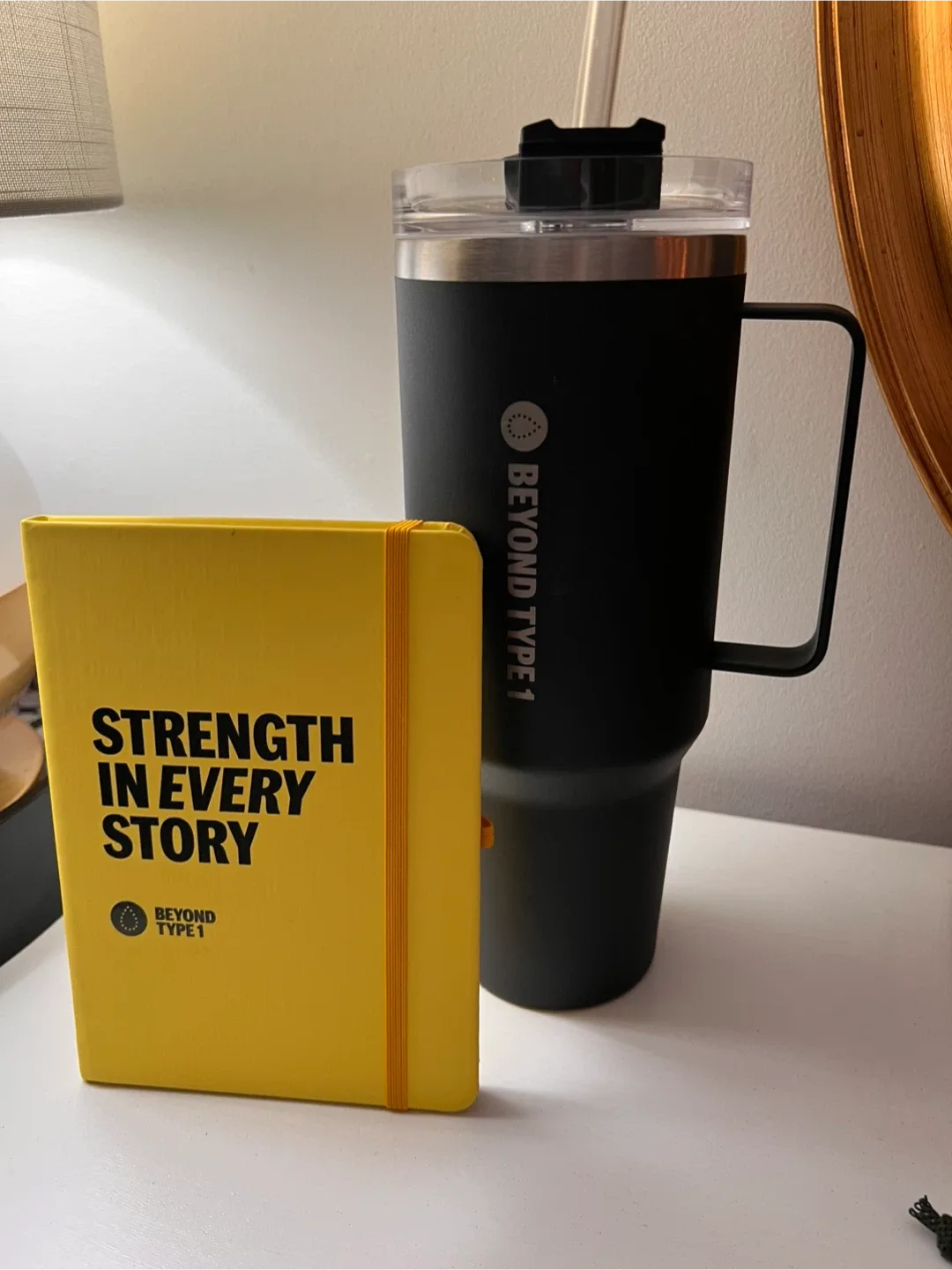 Black Stainless Steel, Double Walled Tumbler with Straw thumbnail