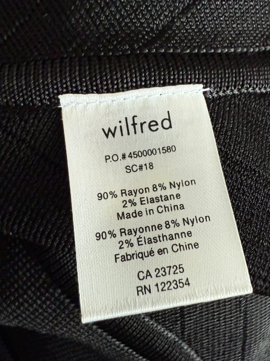 Wilfred Black Mini Skirt - Size Small - photo 5