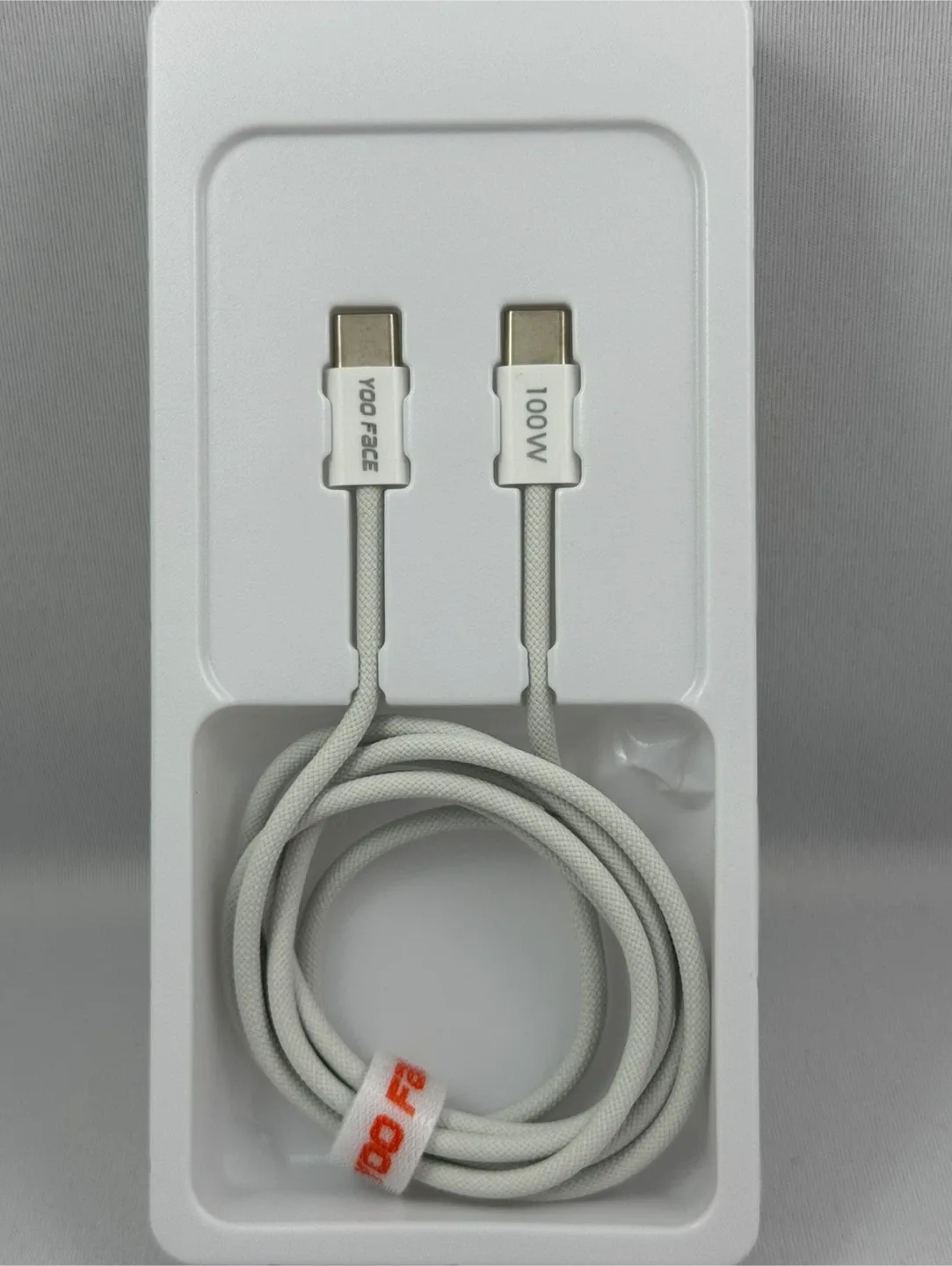 New Yoo Face USB-C to USB-C 100W Charging Cable