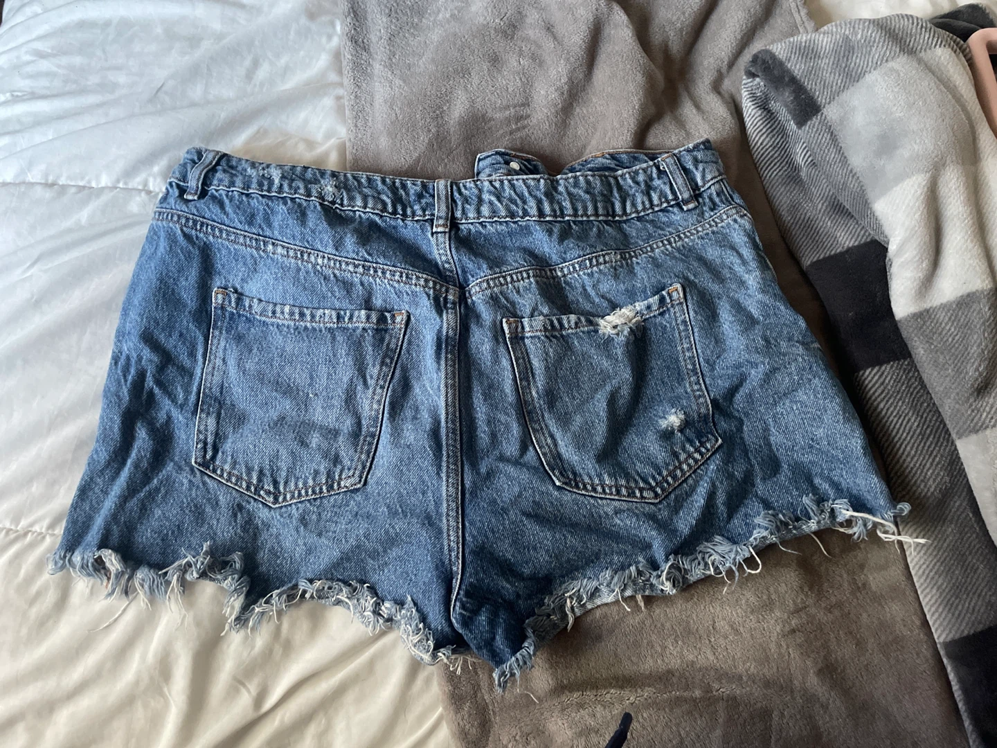 Garage Denim Festival Ripped Shorts - Size 13 - photo 2