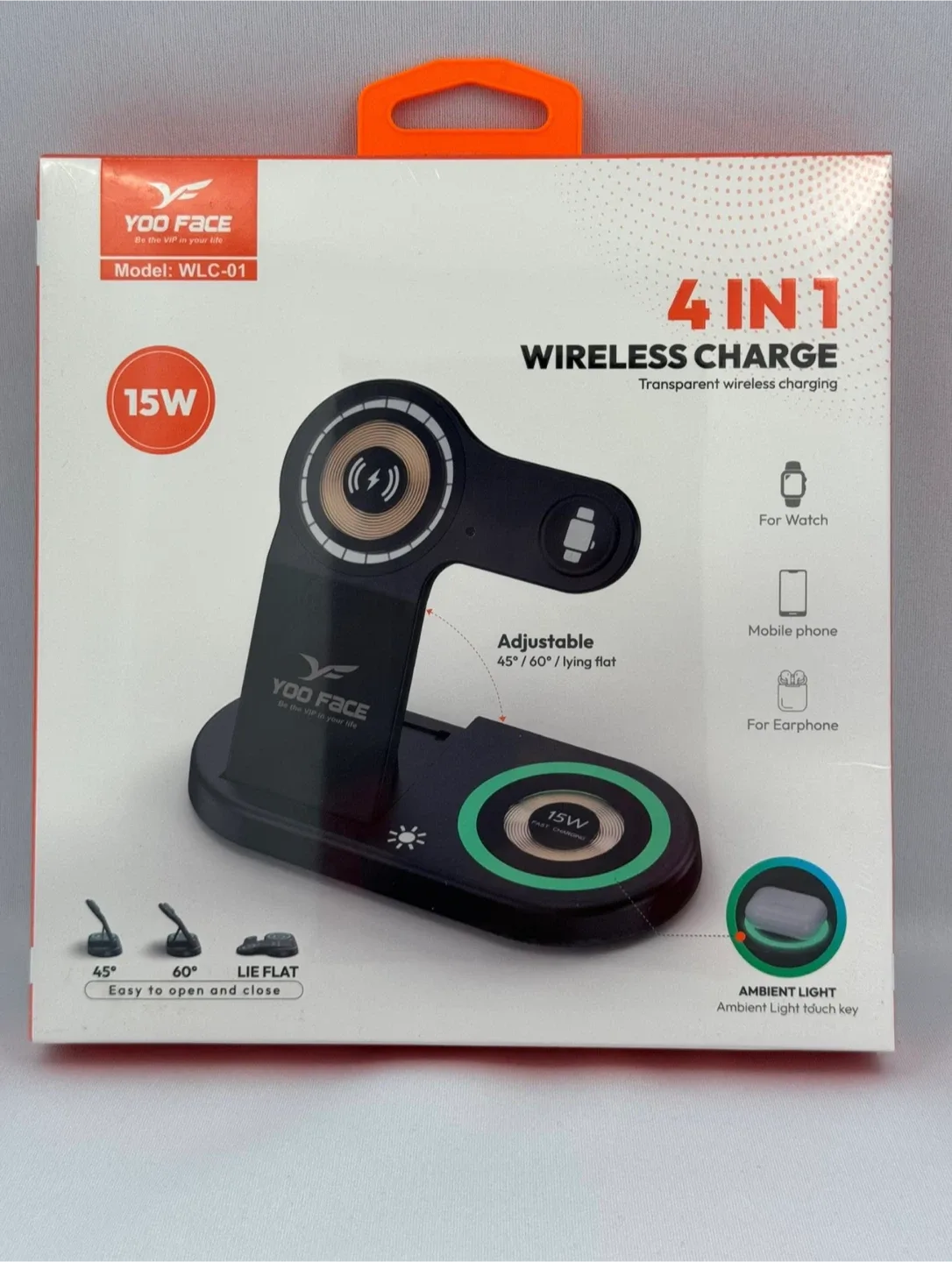 Yoo Face 4 in 1 Wireless Charger - Model WLC-01 image indicator(3)