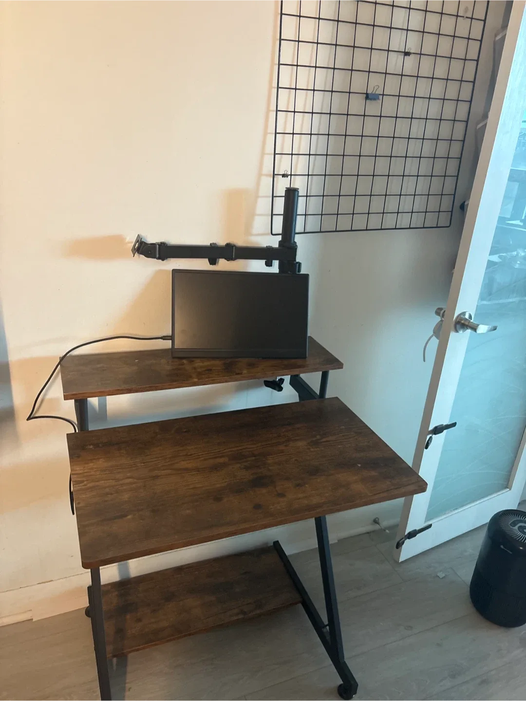 🔔Moving sale🔔: Brown Wooden Desk image indicator(3)