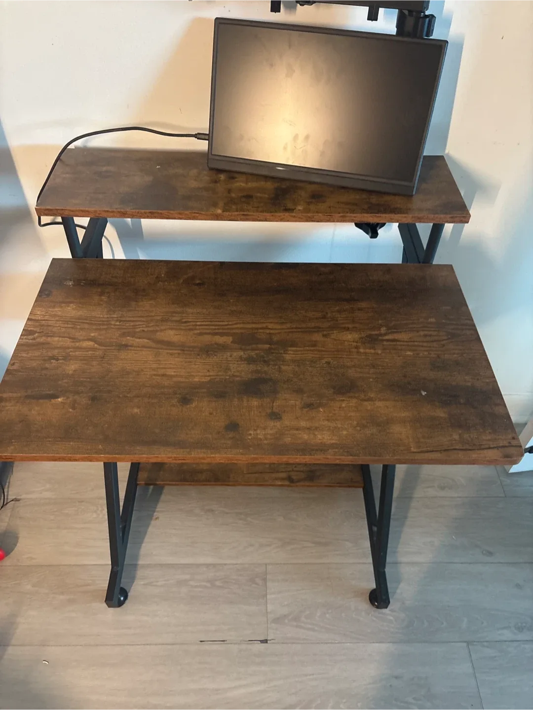 🔔Moving sale🔔: Brown Wooden Desk
