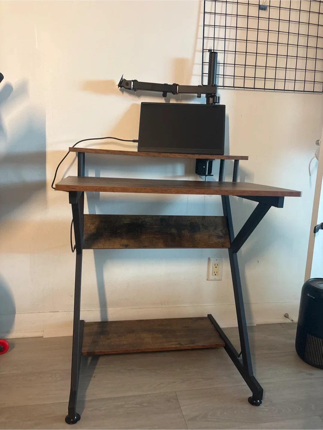 🔔Moving sale🔔: Brown Wooden Desk image indicator(4)