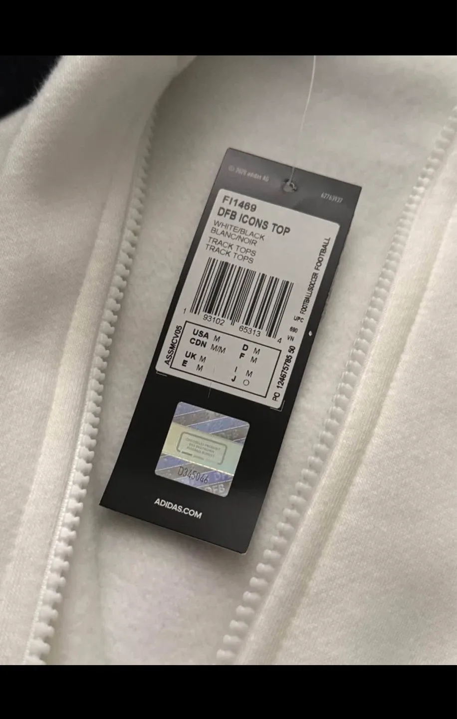 Adidas DFB Icons Top - White/Black, Size M image indicator(2)