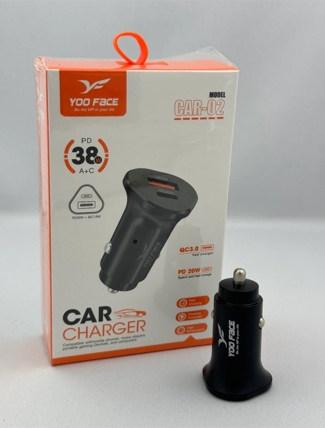 Yoo Face CAR-02 38W Car Charger - Like New!