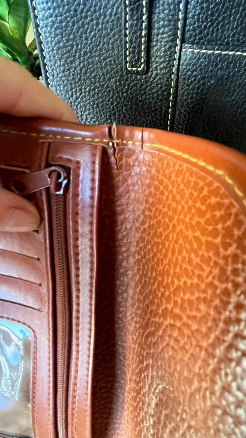 Dooney & Bourke Brown Leather Wallet image indicator(9)