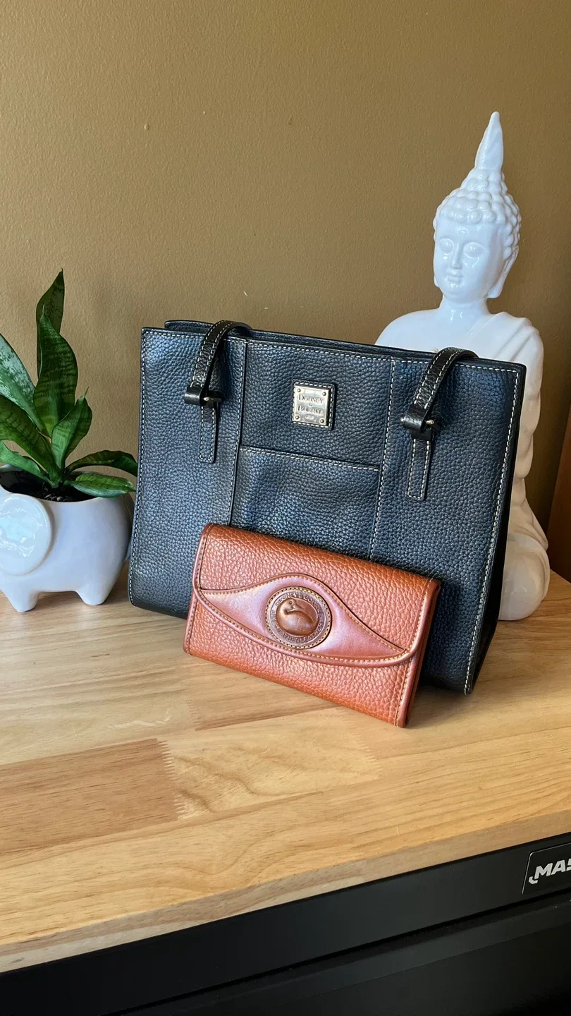 Dooney & Bourke Brown Leather Wallet