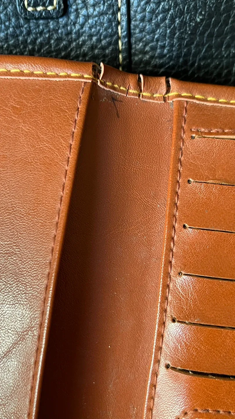 Dooney & Bourke Brown Leather Wallet image indicator(10)