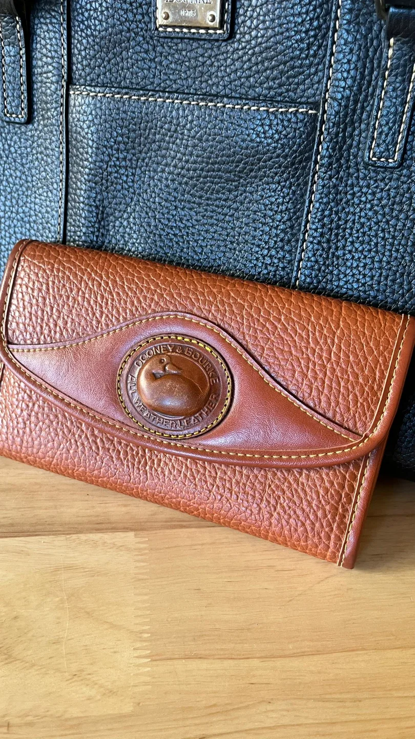 Dooney & Bourke Brown Leather Wallet image indicator(2)