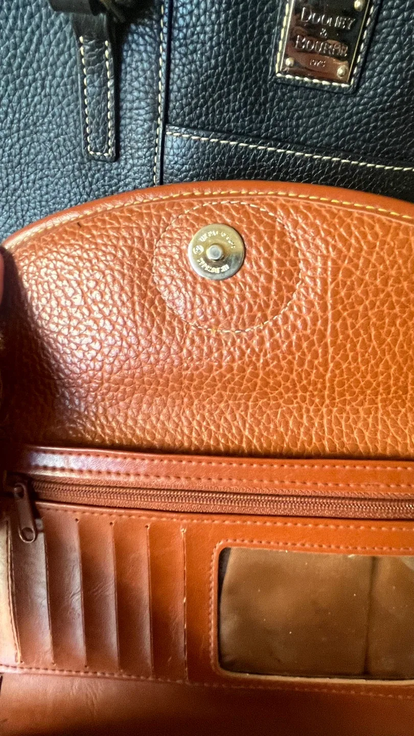 Dooney & Bourke Brown Leather Wallet image indicator(8)