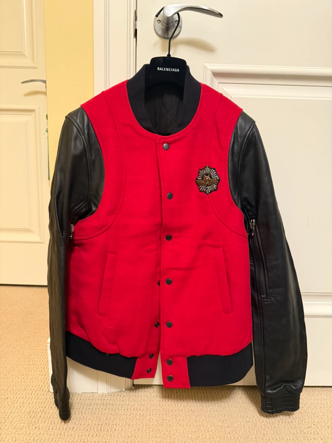 Balmain Men’s Wool Bomber Jacket