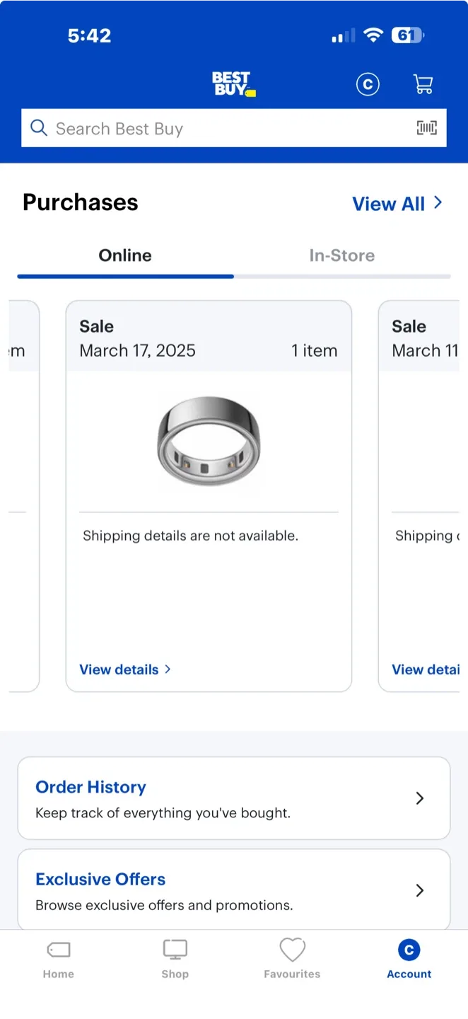 Oura Ring 4 Sleep & Fitness Smart Ring - Size 11 image indicator(4)