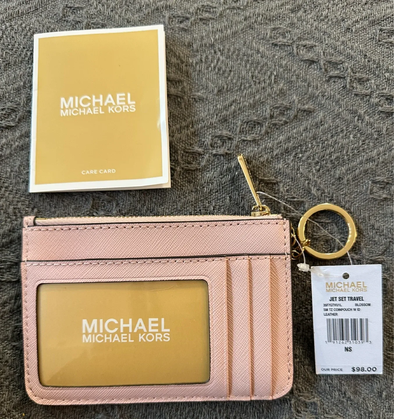 Michael Kors Jet Set Travel Card Holder - Pink image indicator(2)