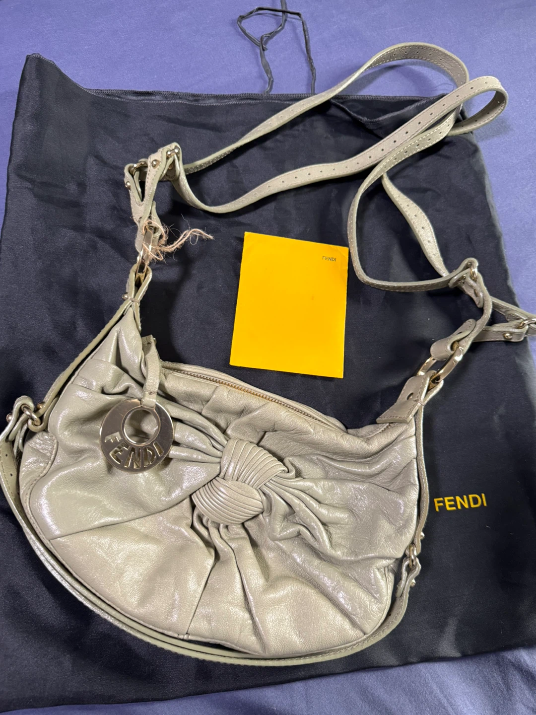 Fendi Leather Shoulder Bag Authentic - photo 2