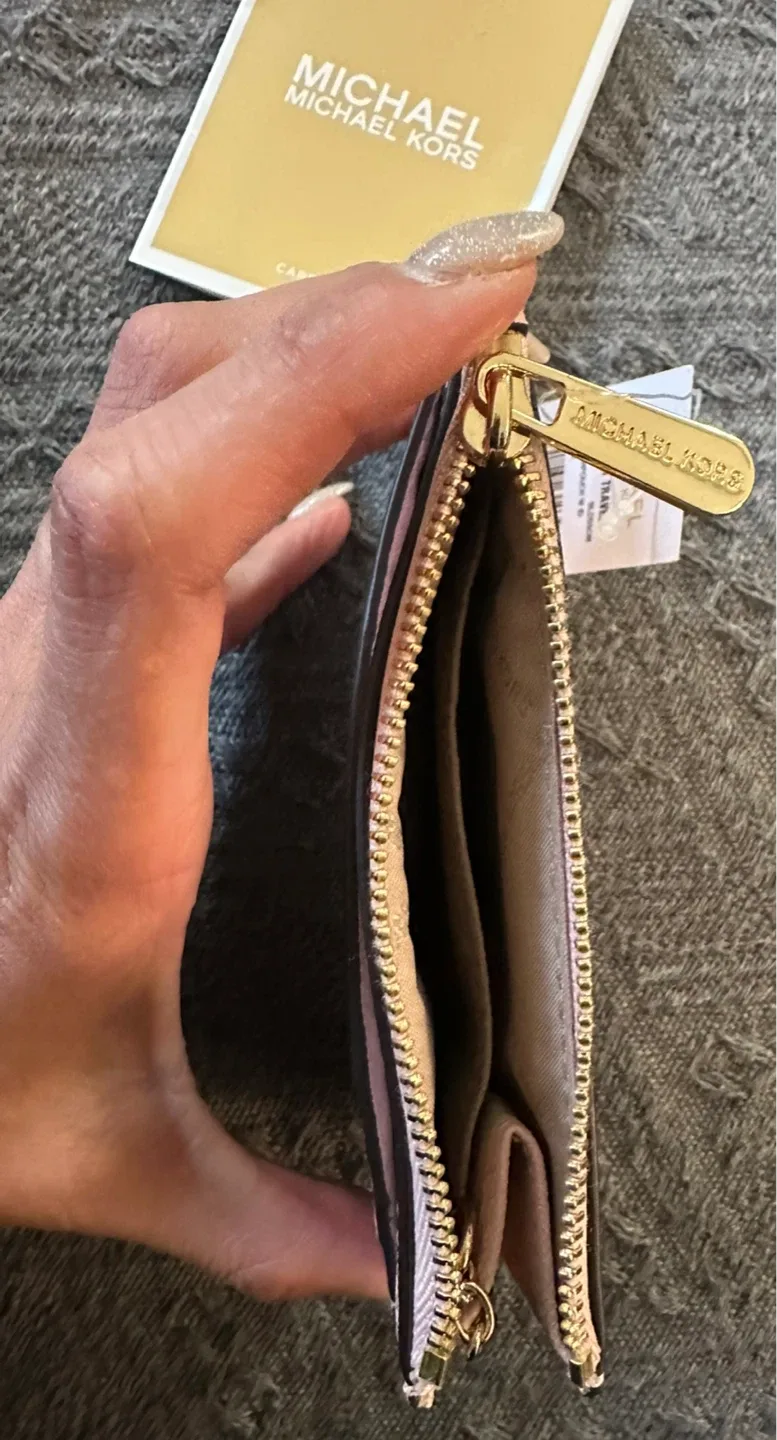 Michael Kors Jet Set Travel Card Holder - Pink image indicator(3)