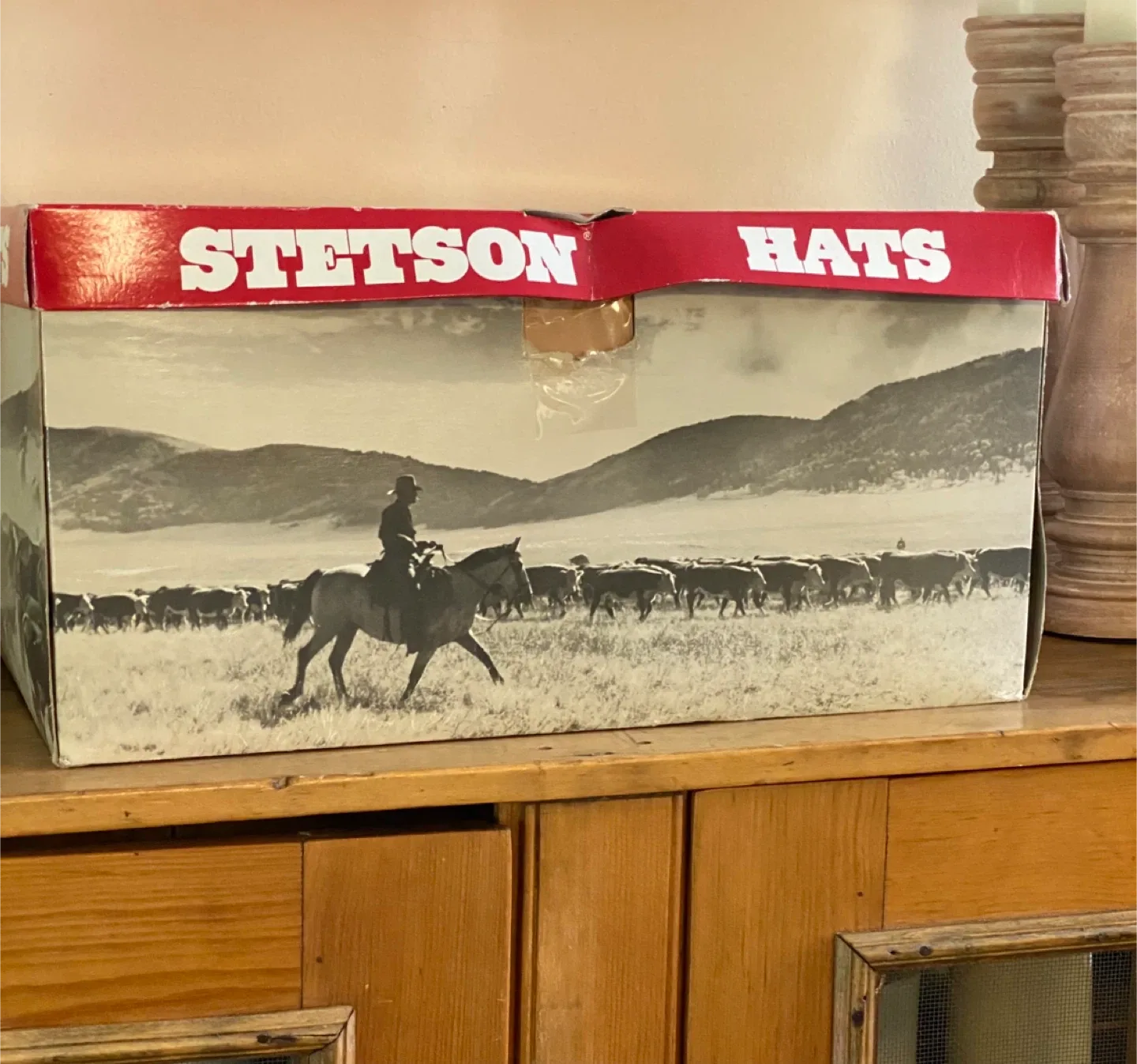 Stetson Black Cowboy Hat Size 7 image indicator(4)