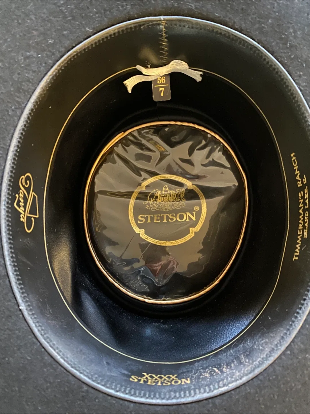 Stetson Black Cowboy Hat Size 7 image indicator(3)
