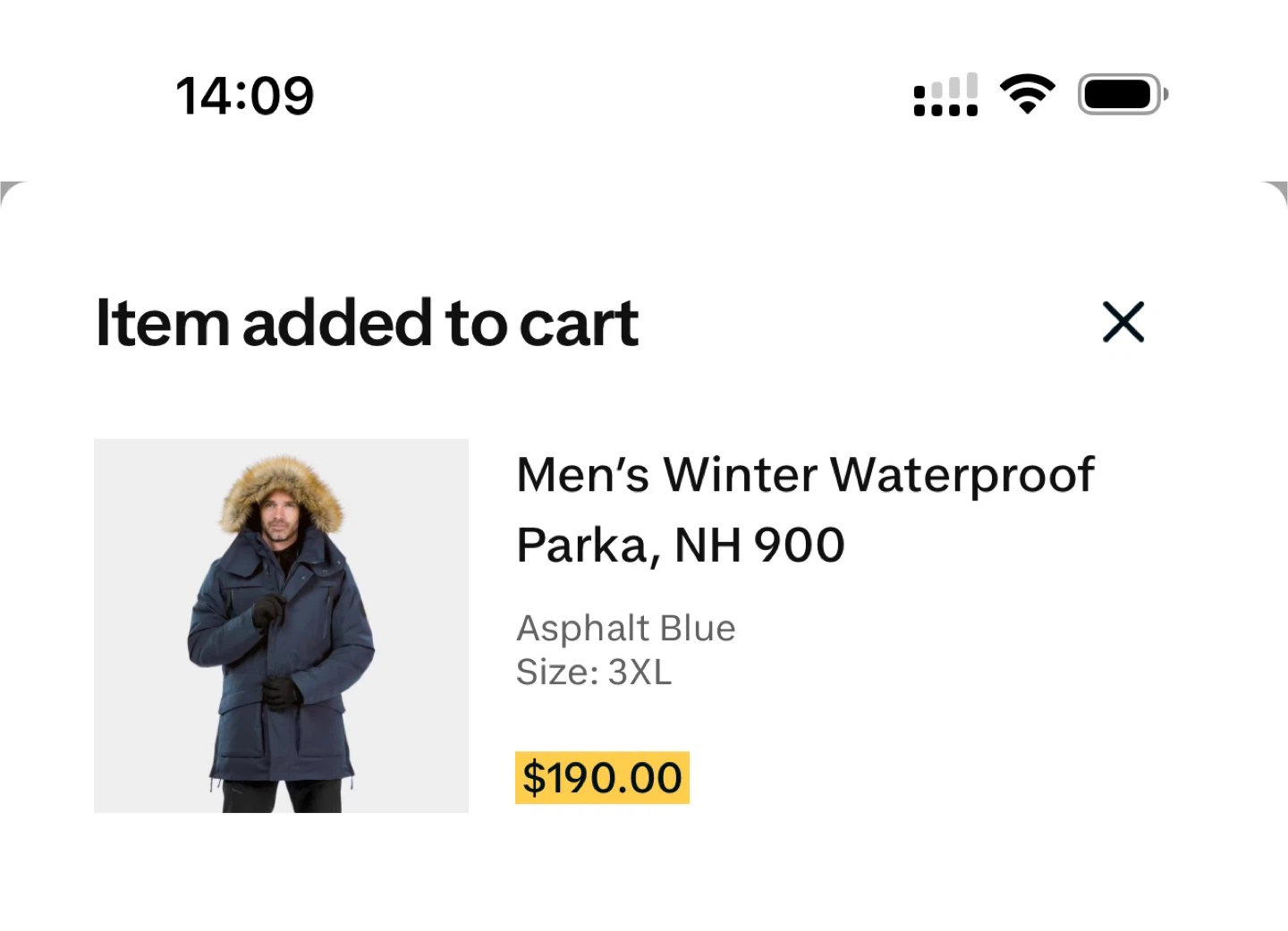 Quechua Men's Winter Waterproof Parka - 2XL - photo 4