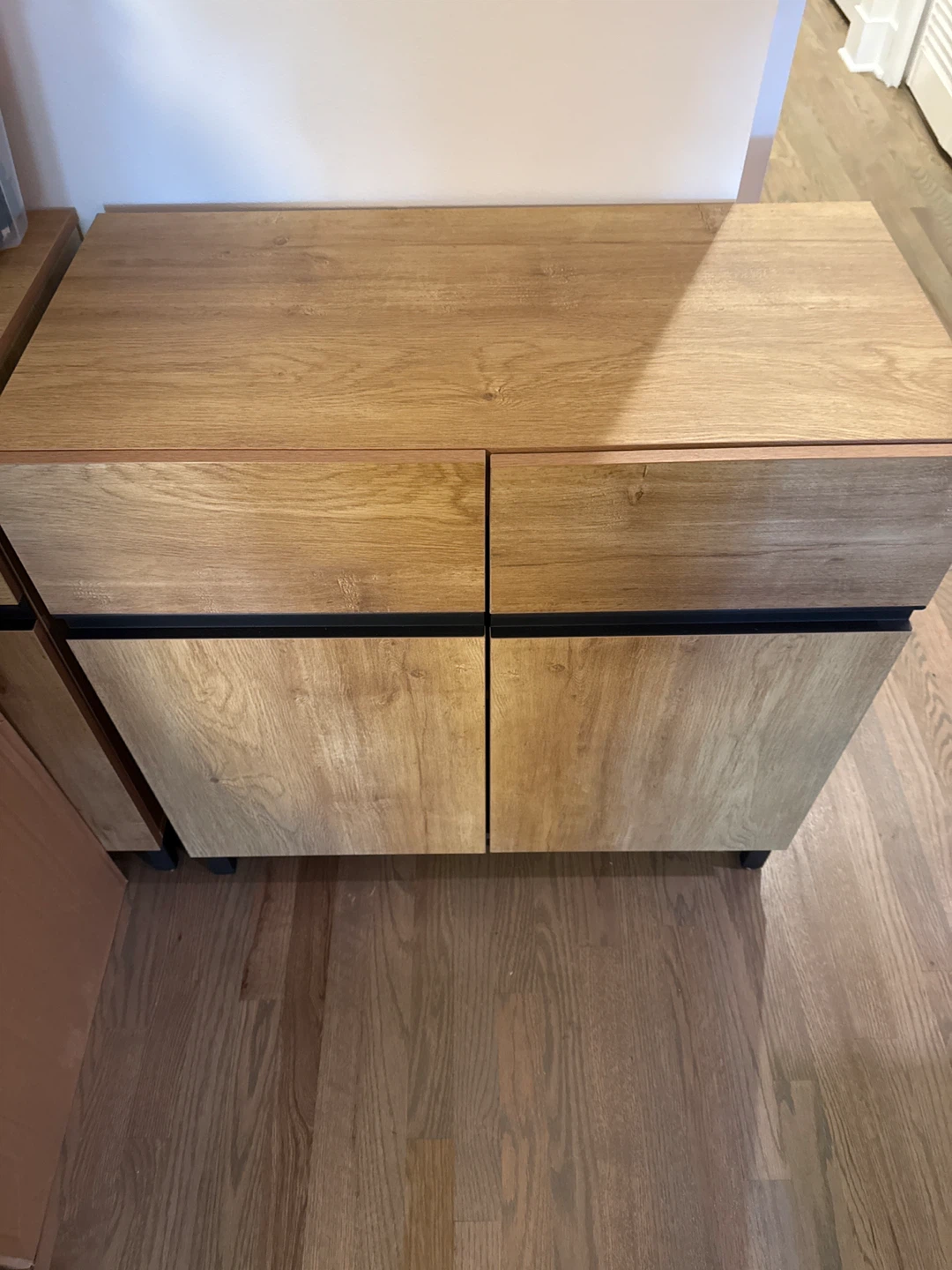 Two Piece Side table, cabinet - photo 5