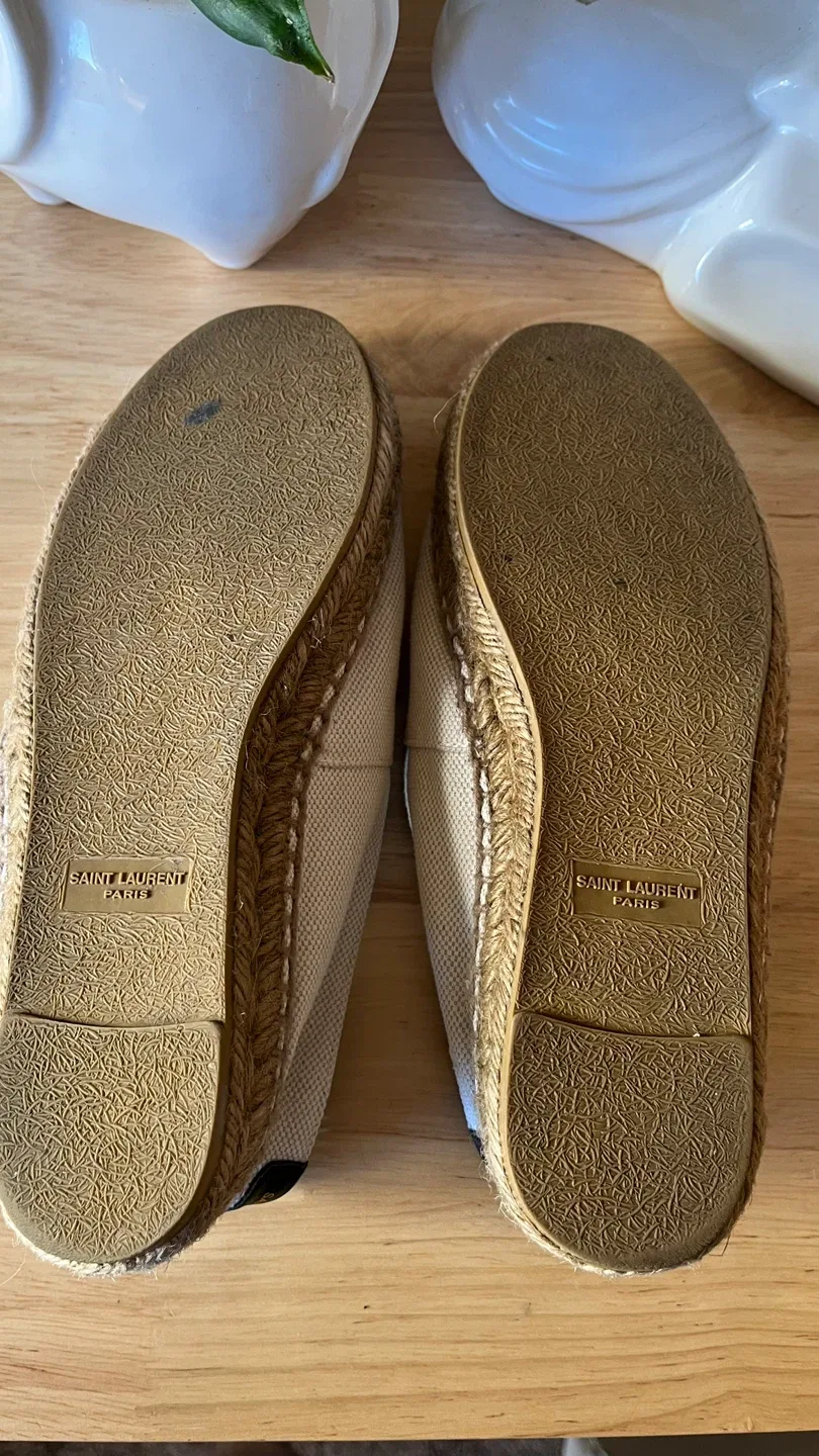 YSL Canvas Espadrilles - Size 38.5 image indicator(9)