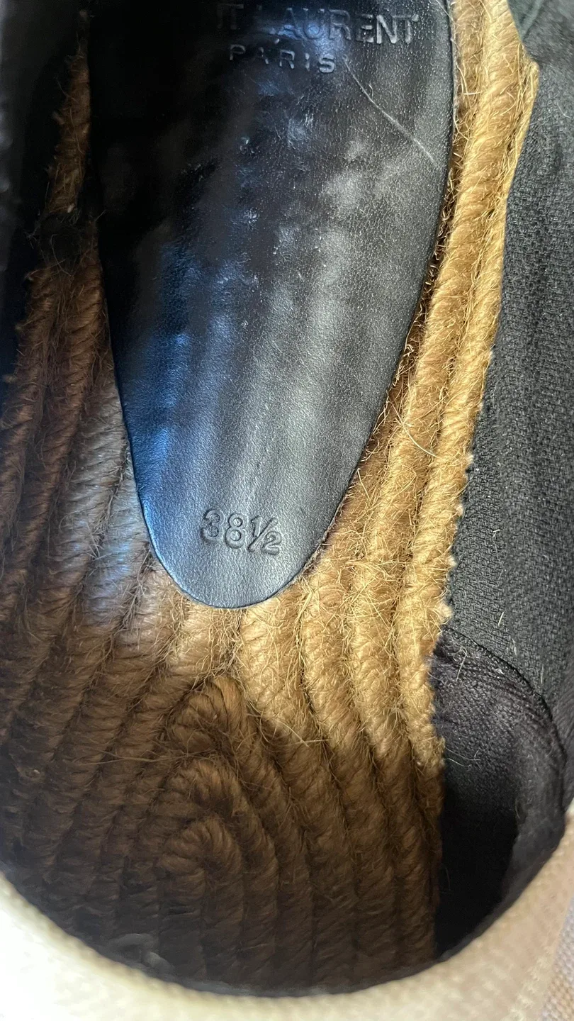 YSL Canvas Espadrilles - Size 38.5 image indicator(8)