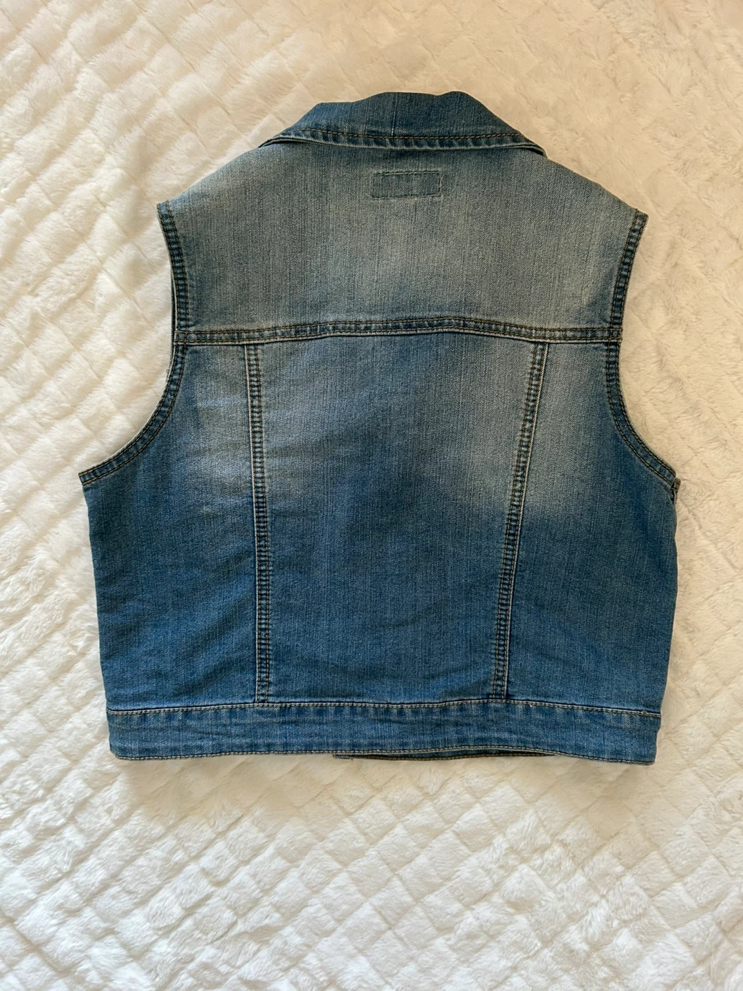Earl Jean Denim Vest - Size M - photo 2