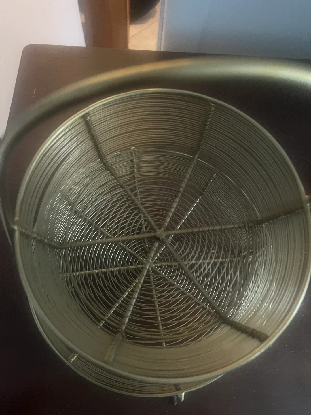 Gold Metal 2-Tiered Basket Stand image indicator(4)