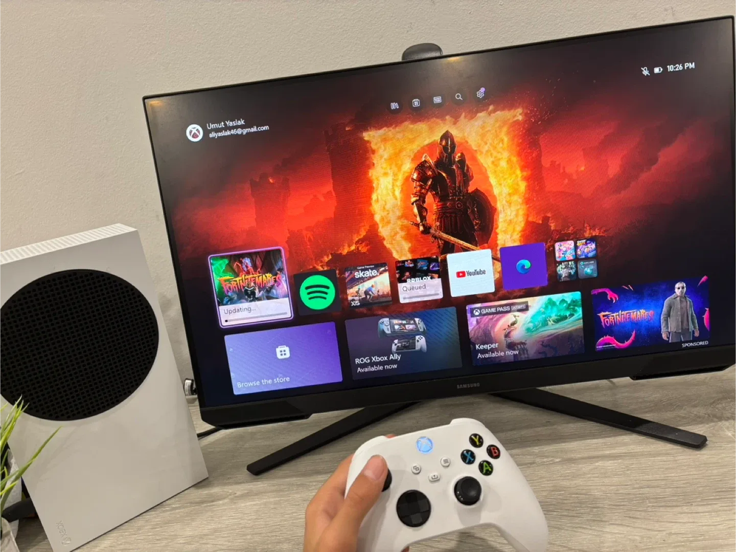 Microsoft Xbox Series S 1TB robot white(2024) Console image indicator(9)