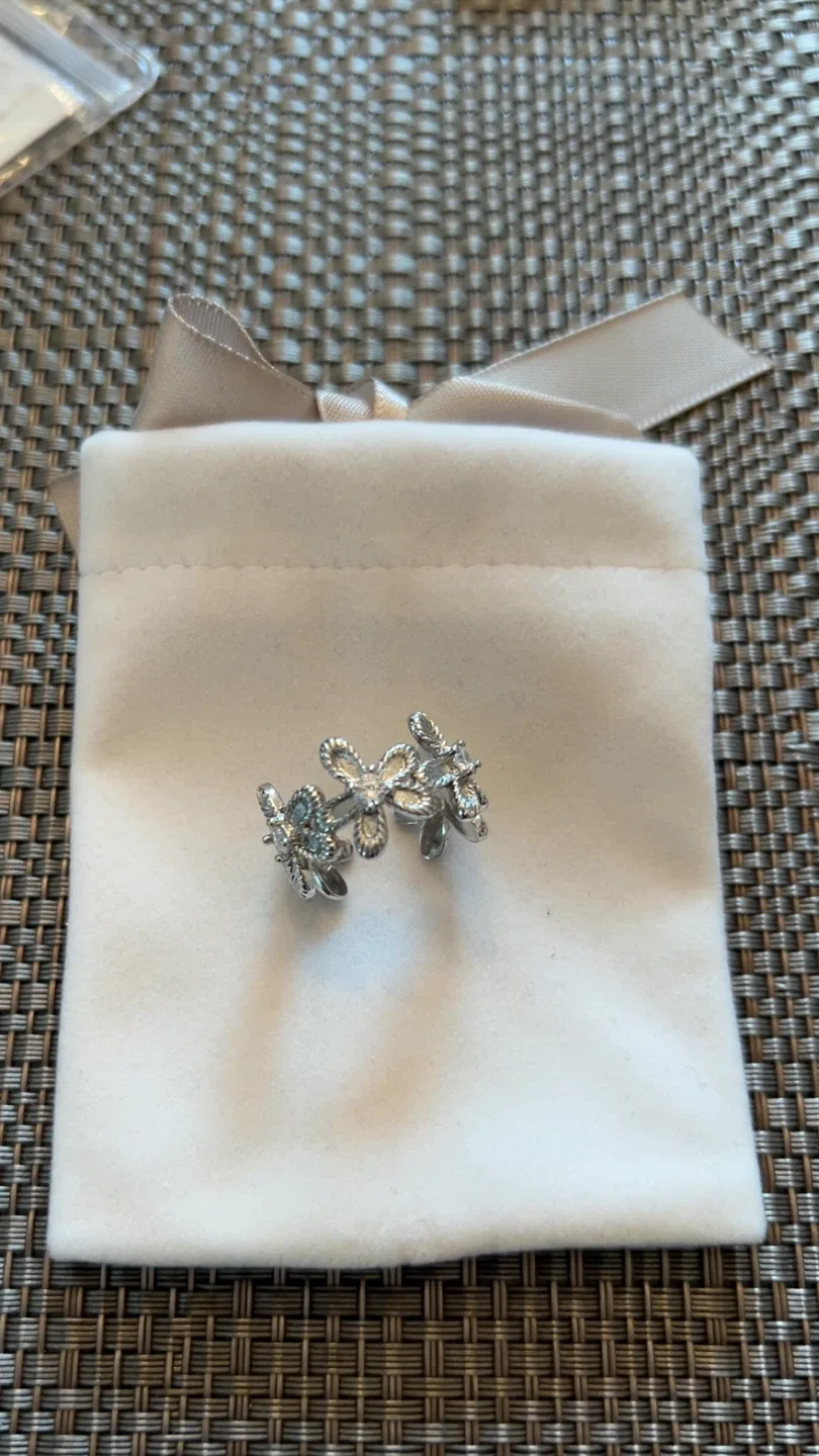 Sterling Silver Daisy Flower Ring