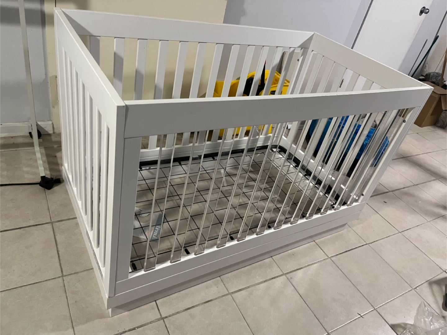 Pottery Barn White Baby Crib