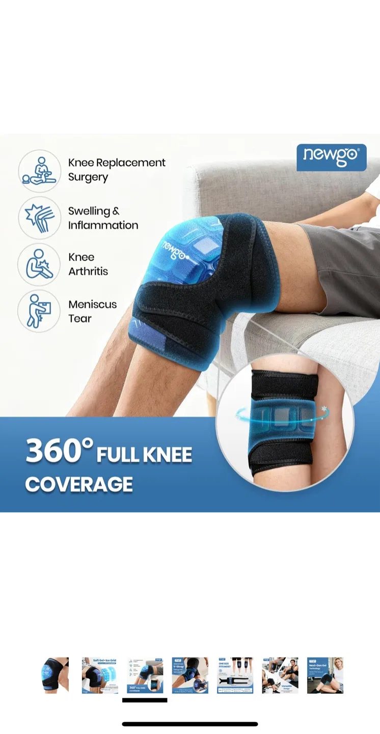 Newgo Knee Ice Pack Wrap - One Size image indicator(5)