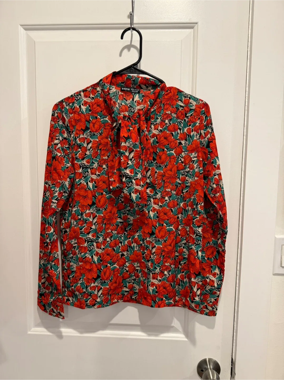 Shein Floral Print Blouse - Size M